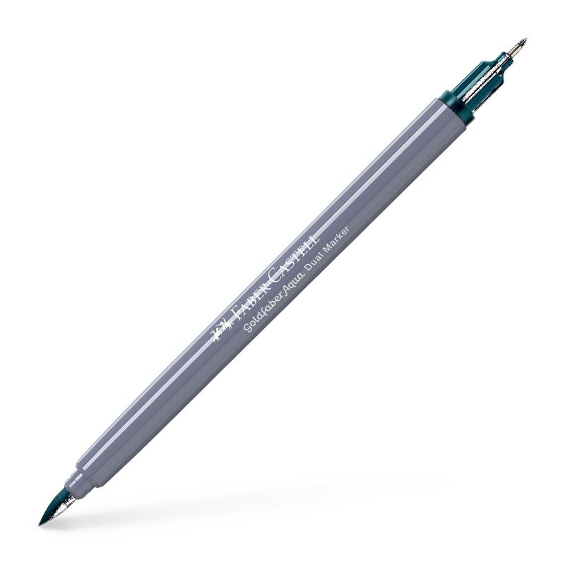 Faber-Castell Goldfaber Aqua Dual Marker 158 kobaltgrün tief